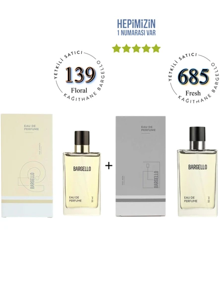 139 + 685 Kadın / Erkek Parfüm Edp 50 ml Floral / Fresh - Mnms139685 ürün görseli 1