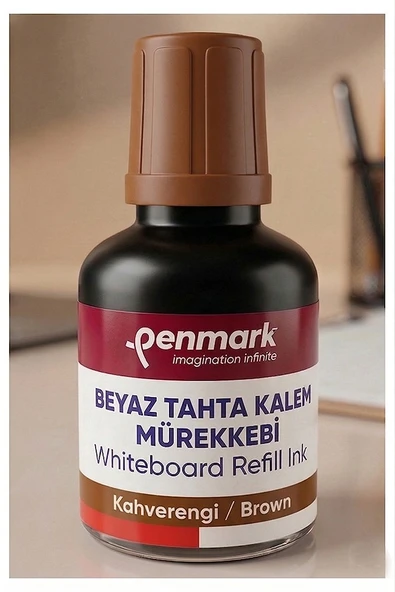 Beyaz Yazı Tahta Kalemi Mürekkebi 30 ml 1 Adet Penmark Tahta Kalemi Mürekkepi Kolay Silinebilir Doldurulabilir Canlı Renk ürün görseli 1