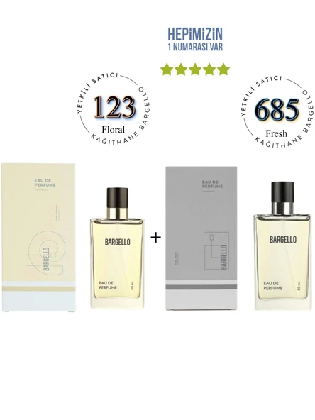 123 + 685 Kadın / Erkek Parfüm Edp 50 ml Floral / Fresh - Mnms123685 ürün görseli 1