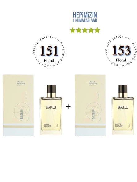 151 + 153 Kadın Parfüm Edp 50 ml Floral - Mnms151153 ürün görseli 1