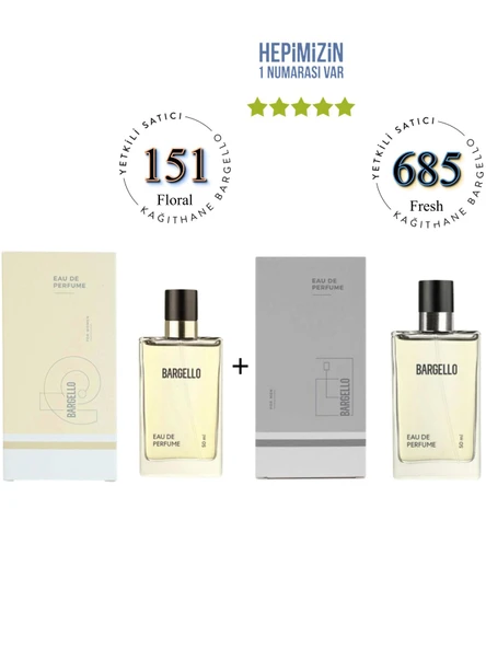 151 + 685 Kadın / Erkek Parfüm Edp 50 ml Floral / Fresh - Mnms151685 ürün görseli 1