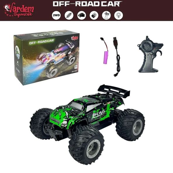 DS-1258A Uzaktan Kumandalı Full Fonksiyon 2.4G 1:18 Şarjlı High Off Road Araba ürün görseli 1