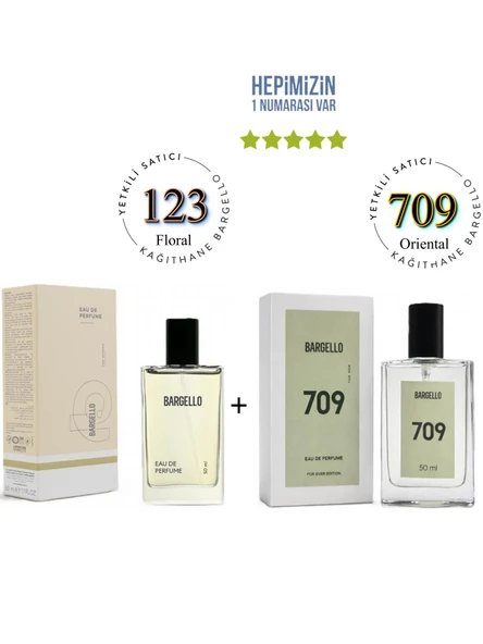 123 + 709 Kadın / Erkek Parfüm Edp 50 ml Floral / Oriental - Mnms123709 ürün görseli 1
