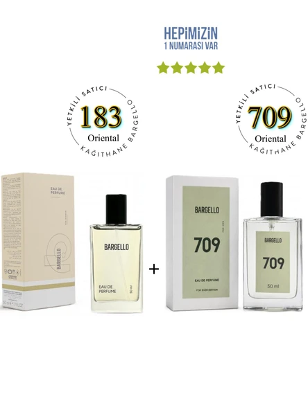 183 + 709 Kadın / Erkek Parfüm Edp 50 ml Oriental - Mnms183709 ürün görseli 1