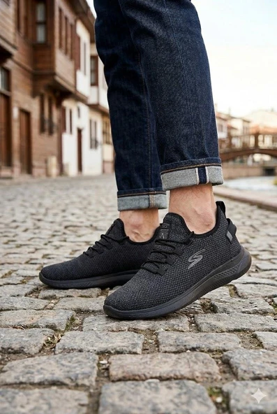 Fort 0085 Pasomia Rahat Hafif Anatomik Triko Bağcıksız Sneaker Spor Ayakkabı ürün görseli 1