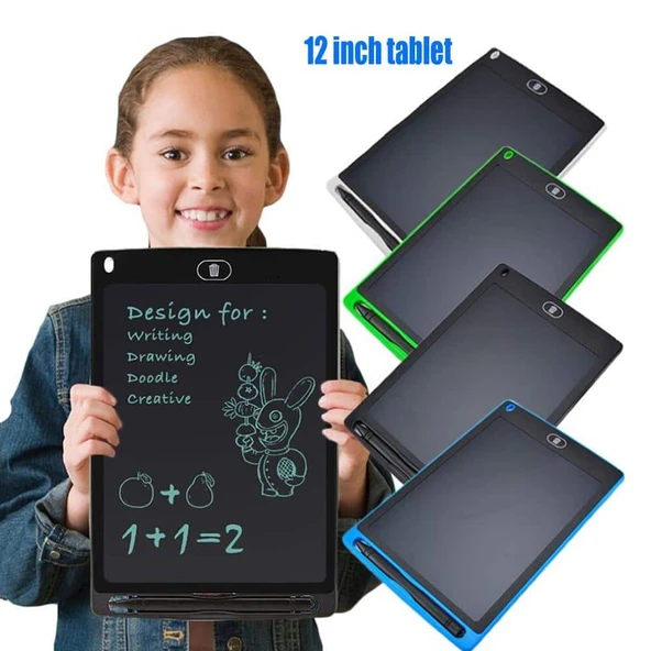 Norino 12 inç Grafik Digital Çocuk Yazı Çizim Tableti Lcd Ekranlı + Tablet Kalemli ürün görseli 1