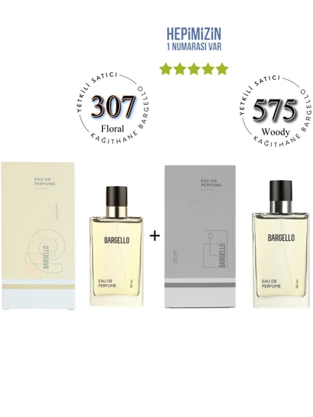 307 + 575 Kadın / Erkek Parfüm Edp 50 ml Floral / Woody - Mnms307575 ürün görseli 1