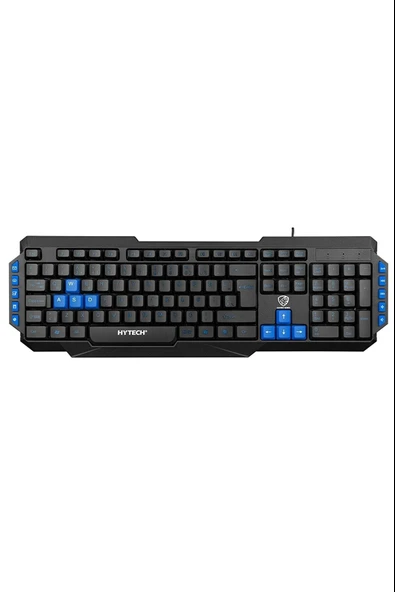 Hyk-46 Gamy Siyah Usb Mavi Tuşlu Q Gaming Kablolu Oyuncu Klavyesi ürün görseli 1