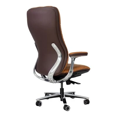 Atom Ofis HAWK-A BROWN DERİ MAKAM KOLTUĞU - Resim 5