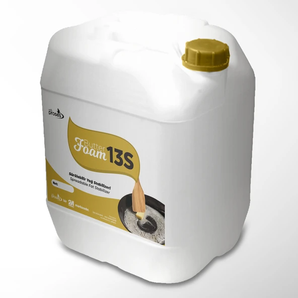 2m Proses Milk Proses Butter Foam 13s Tereyağ/sürülebilir Yağ Köpük Yapıcı/ Tereyağ Köpürtücü / 20 Kg ürün görseli 1