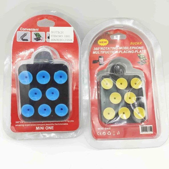 Norino Mini One Vantuzlu Masa Üstü Tutucu İvotech H001 (RENKLİ) ürün görseli 1
