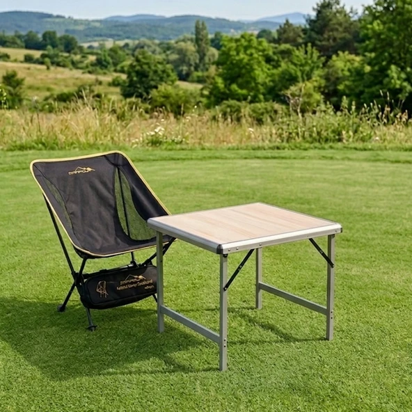 Yek Outdoor Mdf Katlanır Masa Küçük + Pratik Sandalye Set ürün görseli 1