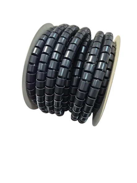 Avf Kablo Toplama Sipirali 30mm 15mt Makara Siyah ürün görseli 1
