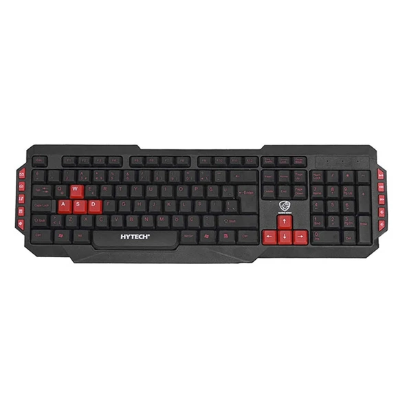 Hyk-46 Gamy Siyah Usb Kırmızı Tuşlu Q Gaming Kablolu Oyuncu Klavyesi ürün görseli 1