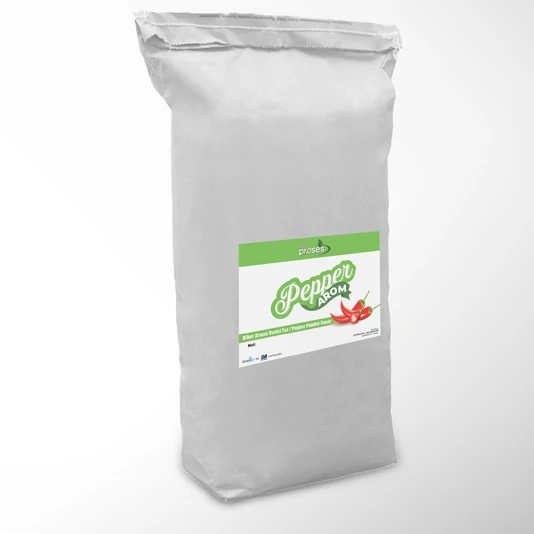 2m Proses Milk Proses Chilli Pepper Toz/ Biber Aroması / 20 Kg ürün görseli 1