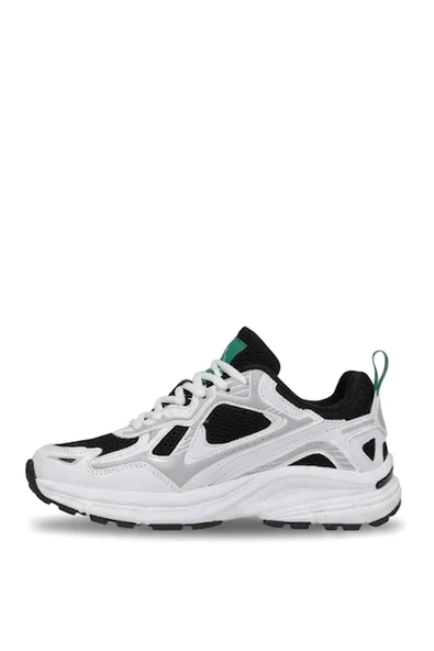 Kappa Porto Riko Beyaz-Siyah Sneaker - Resim 3