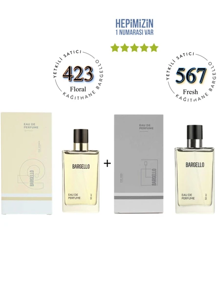 423 + 567 Kadın / Erkek Parfüm Edp 50 ml Floral / Fresh - Mnms423567 ürün görseli 1