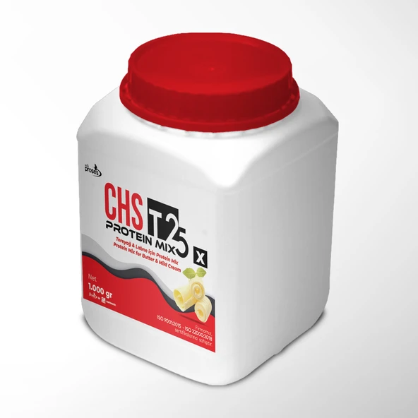 2m Proses Milk Proses Chs T25x Protein Mix / Tereyağ , Sürülebilir Yağ Ve Labne Peyniri İçin Protein / 1kg ürün görseli 1