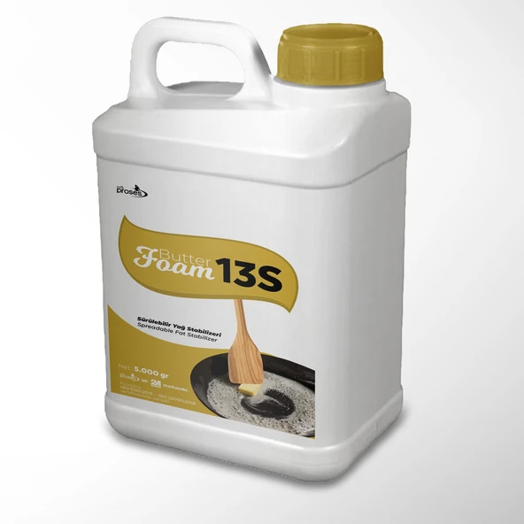 2m Proses Milk Proses Butter Foam 13s Tereyağ/sürülebilir Yağ Köpük Yapıcı/ Tereyağ Köpürtücü / 10 Kg ürün görseli 1