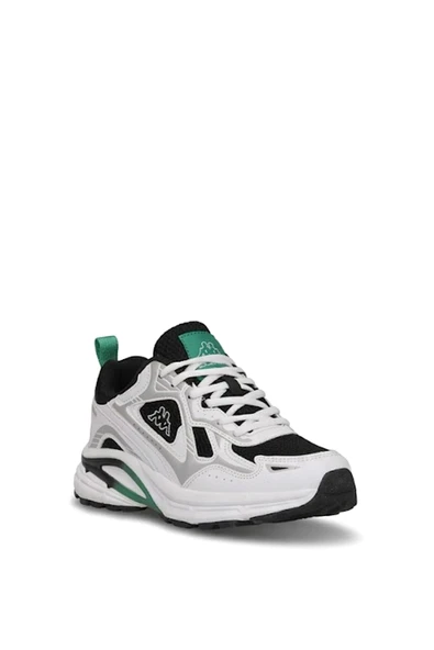 Kappa Porto Riko Beyaz-Siyah Sneaker - Resim 2
