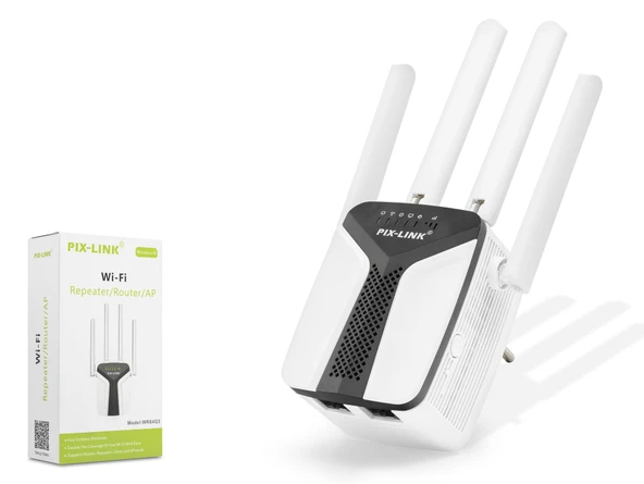 Wifi Repeater Router Access Point 450 Mbps WR64Q3 ürün görseli 1