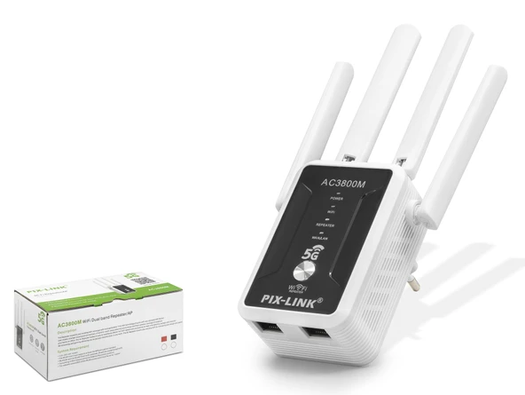 Wifi Repeater Router Access Point AC3800 Dual Band 5 Ghz AC32Q ürün görseli 1