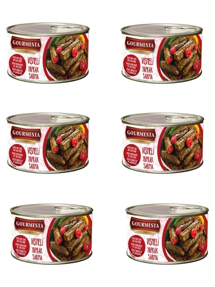 6'lı 400 g Vişneli Yaprak Sarma Seti ürün görseli 1