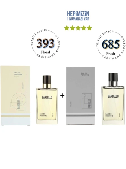 393 + 685 Kadın / Erkek Parfüm Edp 50 ml Floral / Fresh - Mnms393685 ürün görseli 1