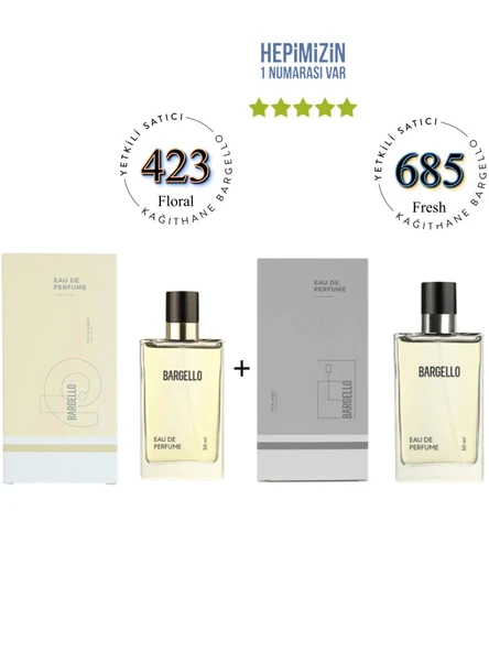 423 + 685 Kadın / Erkek Parfüm Edp 50 ml Floral / Fresh - Mnms423685 ürün görseli 1