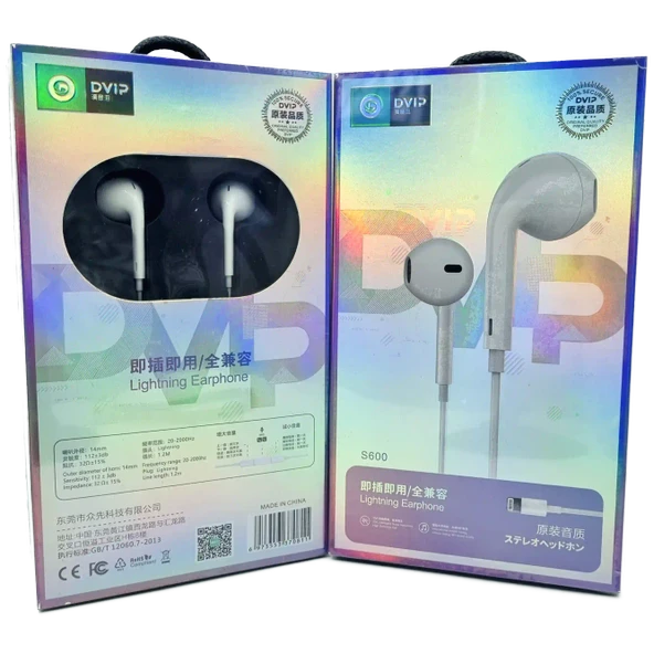 Norino 14 Pro Max Earpods iphone Lightning Kablolu Kulaklık Dvip S600 ürün görseli 1