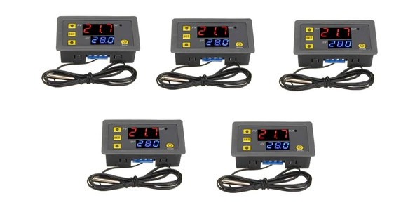 W3230 Dijital Sıcaklık Kontrol Cihazı 110-220v 5 Adet ürün görseli 1