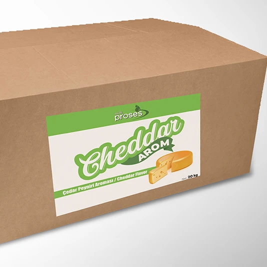 2m Proses Milk Proses Cheddar Arom / Cheddar Aroması / Peynir Aroması /20 Kg ürün görseli 1
