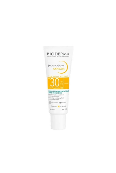 Bioderma Photoderm Akn Mat Karma Ve Yağlı Ciltler Için Matlaştırıcı Etkili Spf30 Güneş Koruyucu 40ml ürün görseli 1