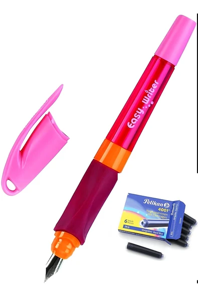 EASY WRITER DOLMAKALEM & 6'lı MAVİ RENK KARTUŞ ürün görseli 1