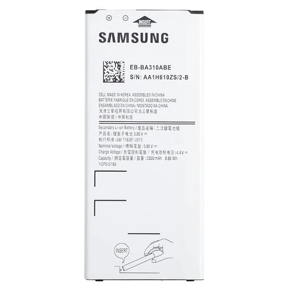 Norino A310 – A3 2016 Samsung Batarya EB-BA310ABE ürün görseli 1