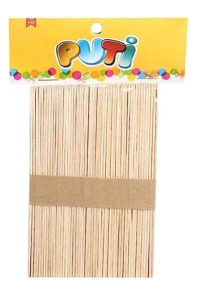 Puti Ahşap Natural Çubuk 50"li 4612 ürün görseli 1