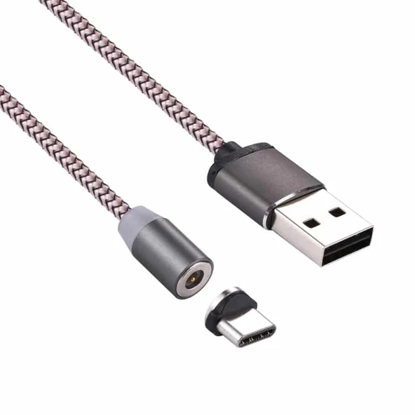 Norino (İphone-Micro-TYPE-C) Mıknatıslı Şarj Kablosu 360 Derece - Resim 2