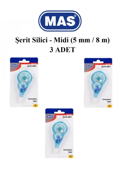 Şerit Silici 5mmx8 metre 3'lü Set ürün görseli 1