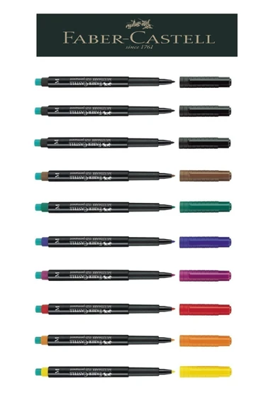 Permanent 10'lu M (Kalın Uç) Set ürün görseli 1