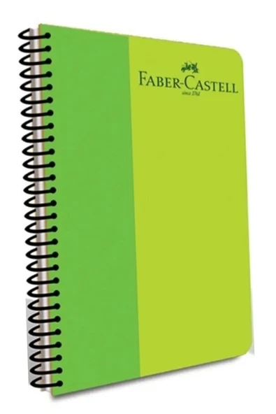 A4 160 Yaprak Çizgili Spiralli Bicolor Plastik Kapak Telli Defter ürün görseli 1