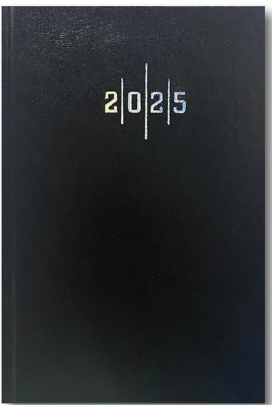 Ajanda 14X20 Ekonomik Cilt Bezi Çizgili 2026 Siyah ürün görseli 1