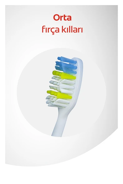 Colgate Extra Clean Diş Fırçası Orta 1+1 - Resim 3