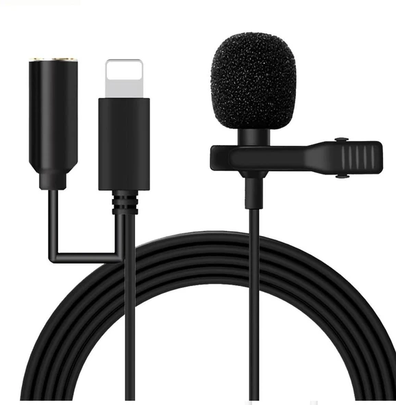 Norino (İphone) Lavalier Yaka Mikrofonu JH-041 ürün görseli 1