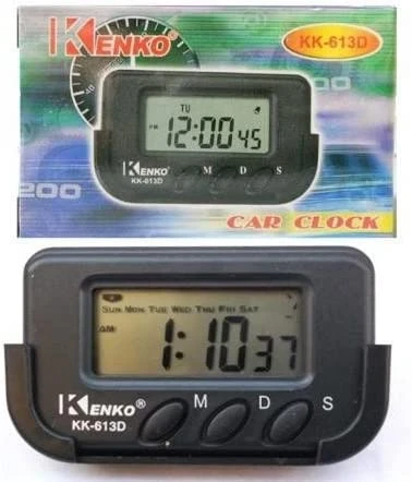 Norino Dijital Küçük Masa Araba Saati Alarm Kronometre Kenko Kk-613d ürün görseli 1