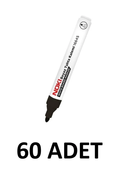 60 Adet 1664S Yazı Tahtası Kalemi Yuvarlak Uç Siyah ürün görseli 1