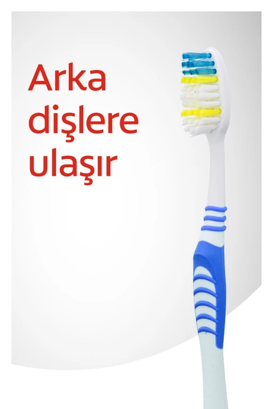 Colgate Extra Clean Diş Fırçası Orta 1+1 - Resim 2