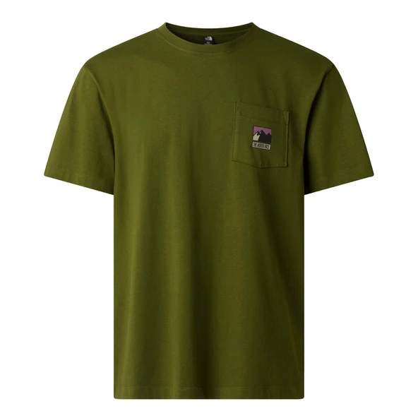 The North Face M MOUNTAIN LOGO RLX SS TEE-GRAPHIC Erkek Tişört NF0A8GUUBRI1 ürün görseli 1