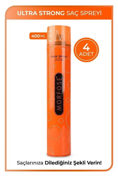 Saç Spreyi Turuncu 400 Ml x 4 Adet ürün görseli 1