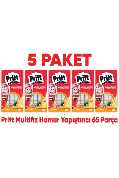 5 Paket Multifix Hamur Yapıştırıcı 65 Parça Patafix Hamur Yapıştırıcı ürün görseli 1
