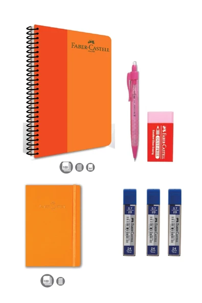 Turuncu Defter Seti ürün görseli 1
